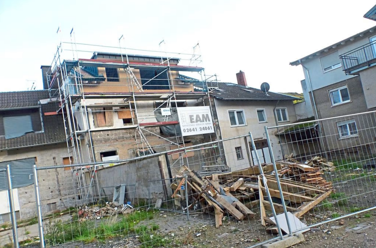 Baustelle in Dernau